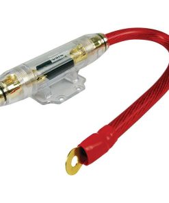 Installation Solution 0 Gauge 12" Wire With Anl Fuse Holder & 100 Amp Fuse,1