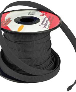 Installation Solution Expandable Braided Sleeve Black 3/8",1