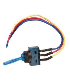 Nippon Illuminated Toggle Switch With 6" Lead Wire Blue,1