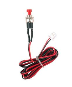 Nippon Push Switch With 40" Lead Wire Red,1