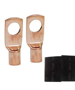 Nippon 4 Gauge Copper Ring Tongue Terminal #5/16