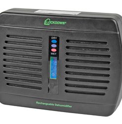 LOCKDOWN RECHARGEABLE DEHUMIDIFIER
