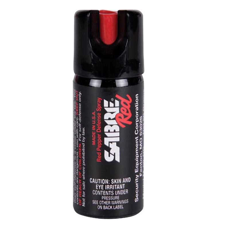 Sabre Red Pepper Spray - Police Strength - Tactical Series With Locking Top