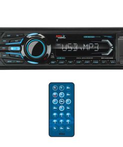 Boss Marine Mechless Single Din Receiver Bluetooth Usb/Sd Remote Black