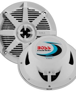 Boss 5.25" 2-Way Coaxial Marine Speaker 150W White,1