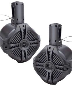 Power Acoustik Marine 6.5" Wake Tower Speaker Titanium (Pair),1
