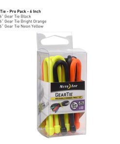 Gear Tie ProPack 6 in. - 12 Pack - Assorted