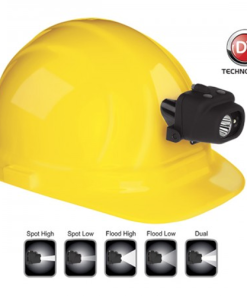 Dual-Light Headlamp w/Hard Hat Clip & Mount
