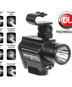 Helmet-mounted Multi-Function Dual-Light Flashlight