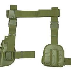 Ncstar Drop Leg Holster Mag Hldr Grn