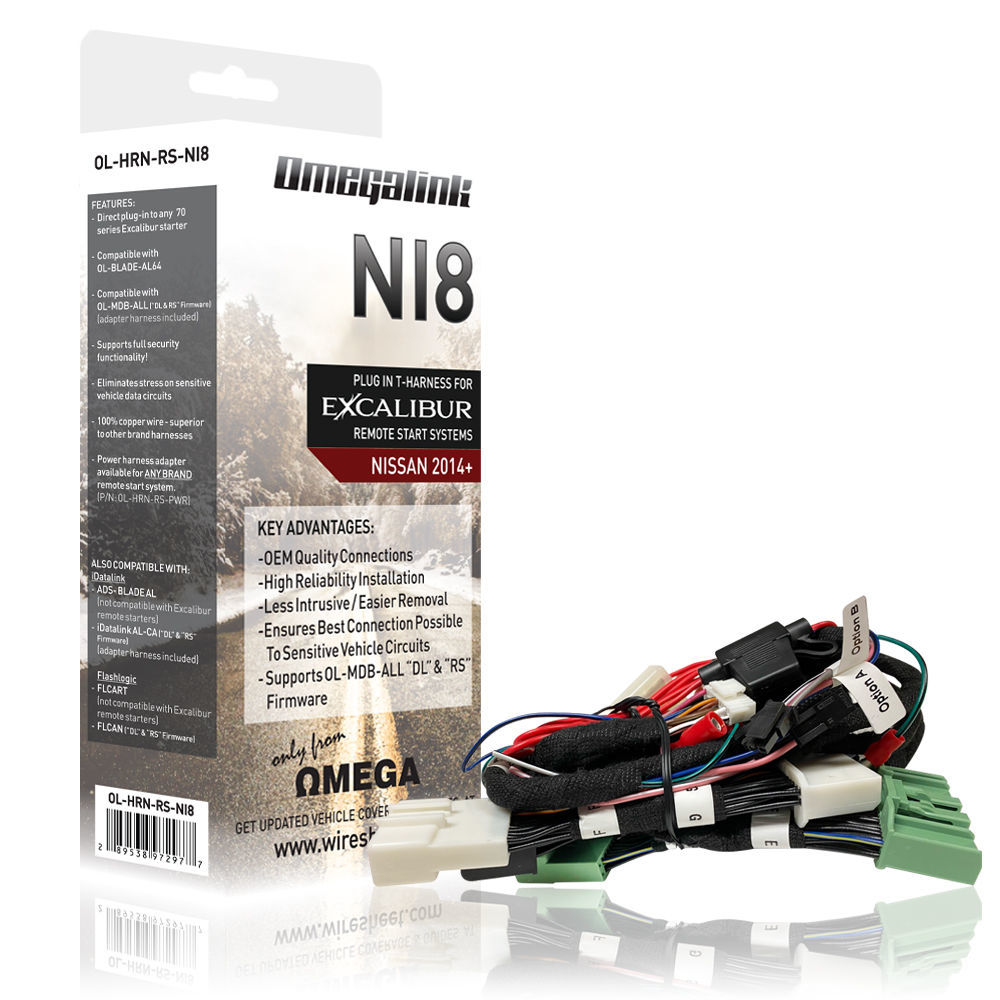 Excalibur Analog T-Harness for Select Nissan Models (Note: works standalone with OLMDBALL)