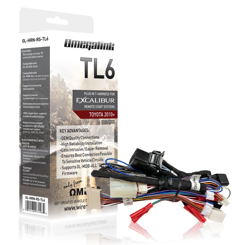 Excalibur Analog T-Harness for Select Toyota / Lexus Models (Note: works standalone with OLMDBALL)