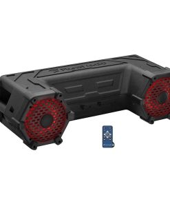 Planet Audio Off Road ATV Sound System 6.5" Marine Speakers Bluetooth RGB LED Bar,1