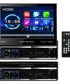 Power Acoustik 7" Single Din Receiver With Bluetooth,1