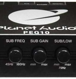 Planet 4 Band Equalizer Aux Input Master Volume Control Half Din Size Chassis