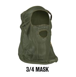 PRIMOS MESH 3/4 FACE MASK GREEN