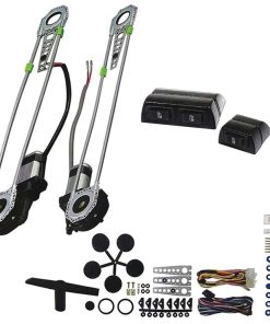 Power Window Kit Universal W/3 Switches; Nippon