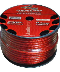 Audiopipe Flexible Power Cable Red 250 Ft.