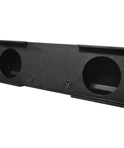 Qpower Bomb '07-'13 Gmc Dual 12" Woofer Box Under Seat Downfire,1