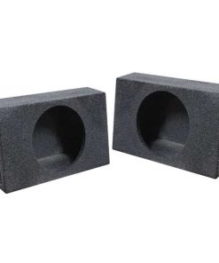 Qpower Qbomb Single 12" Empty Woofer Box Mounts Behind Seat,1