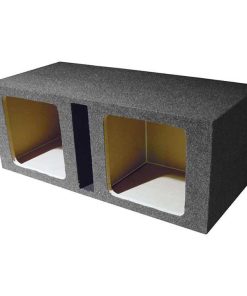Empty Woofer Box Dual 12" Mdf Vented Bass Box Square,1