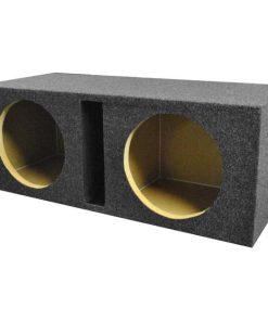 Qpower Dual 12" Hole Vented 1" Mdf,1