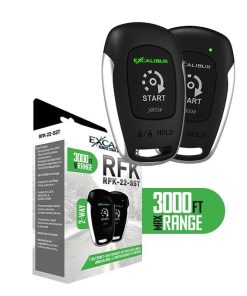 Omega MultiPurpose Remote Kit: 2Way 1 Button RF Kit; 3000+ Feet Range Includes Antenna & 2 Remotes