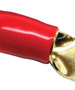 Ring Terminals 1/0Ga. 10Pcs. Gold;Red Sleeve;Xscorpion