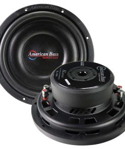 American Bass 10" Shallow Woofer 600 Watts Dual 4 Ohm Voice Coil,1