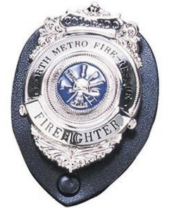Clip-On Badge Holder Shield