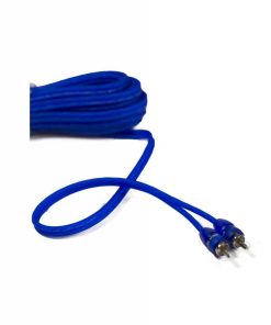 Stinger 6Ft Blue Comp Series Twisted Rca