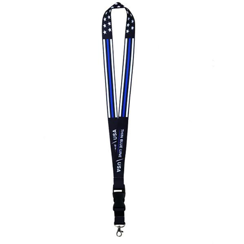 Thin Blue Line Lanyard - Stars and Stripes-TBL-Lanyard