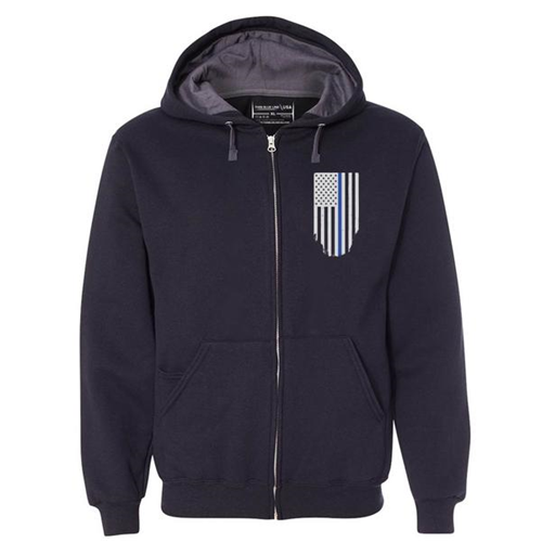 Zip Up - Honor/Respect, Thin Blue Line-TBL-Honor-TBL-Zip