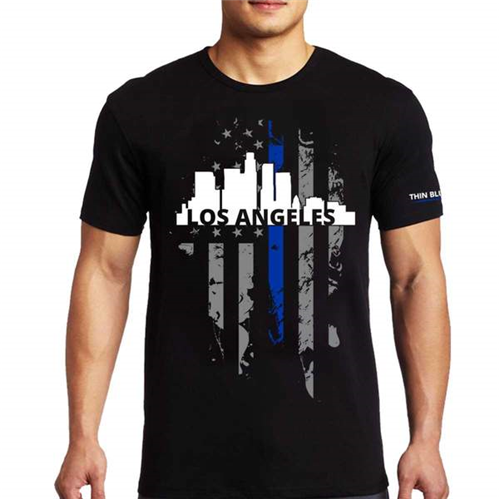 T-Shirt - LA Large, Thin Blue Line-TBL-LA-LRG-TBL-Shirt