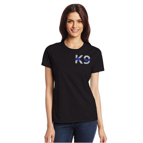 WOMEN's T-Shirt - K9 Thin Blue Line-TBL-Women-K9