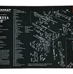 TEKMAT PISTOL MAT BERETTA 92 BLK