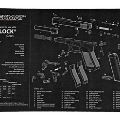 TEKMAT PISTOL MAT FOR GLK GEN 4 BLK
