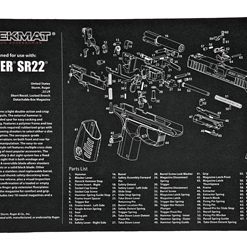 TEKMAT PISTOL MAT RUGER SR22 BLK