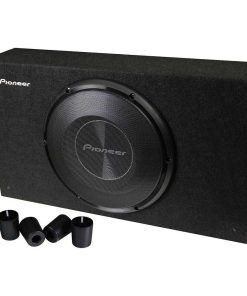 Pioneer Single 10" Shallow Mount Pre-Loaded Enclosure - 1200 Watts 2ohm,1