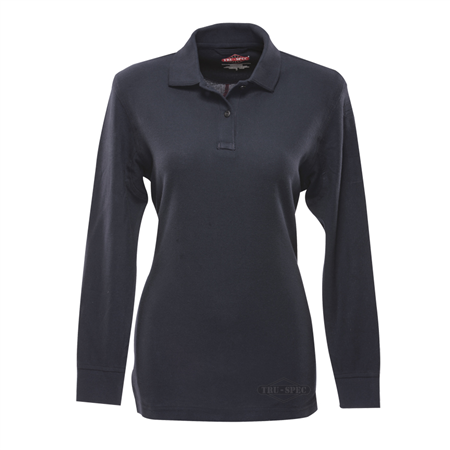 Women's Long Sleeve Classic 100% Cotton Polo-TSP-WOMENSLSCLASSIC100COTTONPOLO
