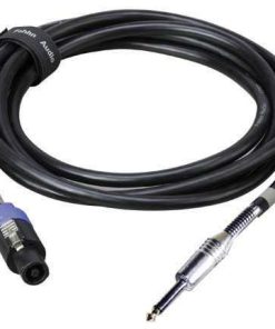 Dj Speaker Cable 25' Speakon To 1/4" Plug; 14 Gauge,1