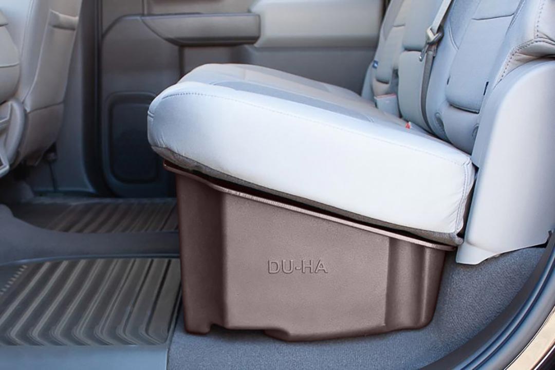 DU-HA Under Seat Storage Fits Chevrolet & GMC Silverado/Sierra 19-21 Brown - Image 3