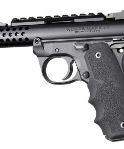 Hogue Ruger 22/45 MKIV Rubber Grip with Finger Grooves Black