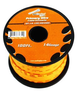 Audiopipe 14 Gauge 100Ft Orange Primary Wire