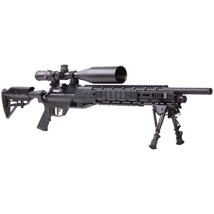 Benjamin Armada (Black) Multi-Shot Bolt Action Hunting Air Rifle With M-Lok Interface 4-16X56 Scope - Image 2