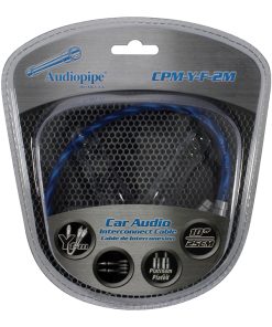 Audiopipe Platinum Plated Interconnect Y Cable 1 Female To 2 Male