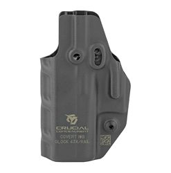CRUCIAL IWB FOR GLOCK 43/43X AMBI BK