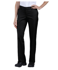 Womens Premium Relaxed-Fit Flat-Front Pant-FP221BK  18 UU