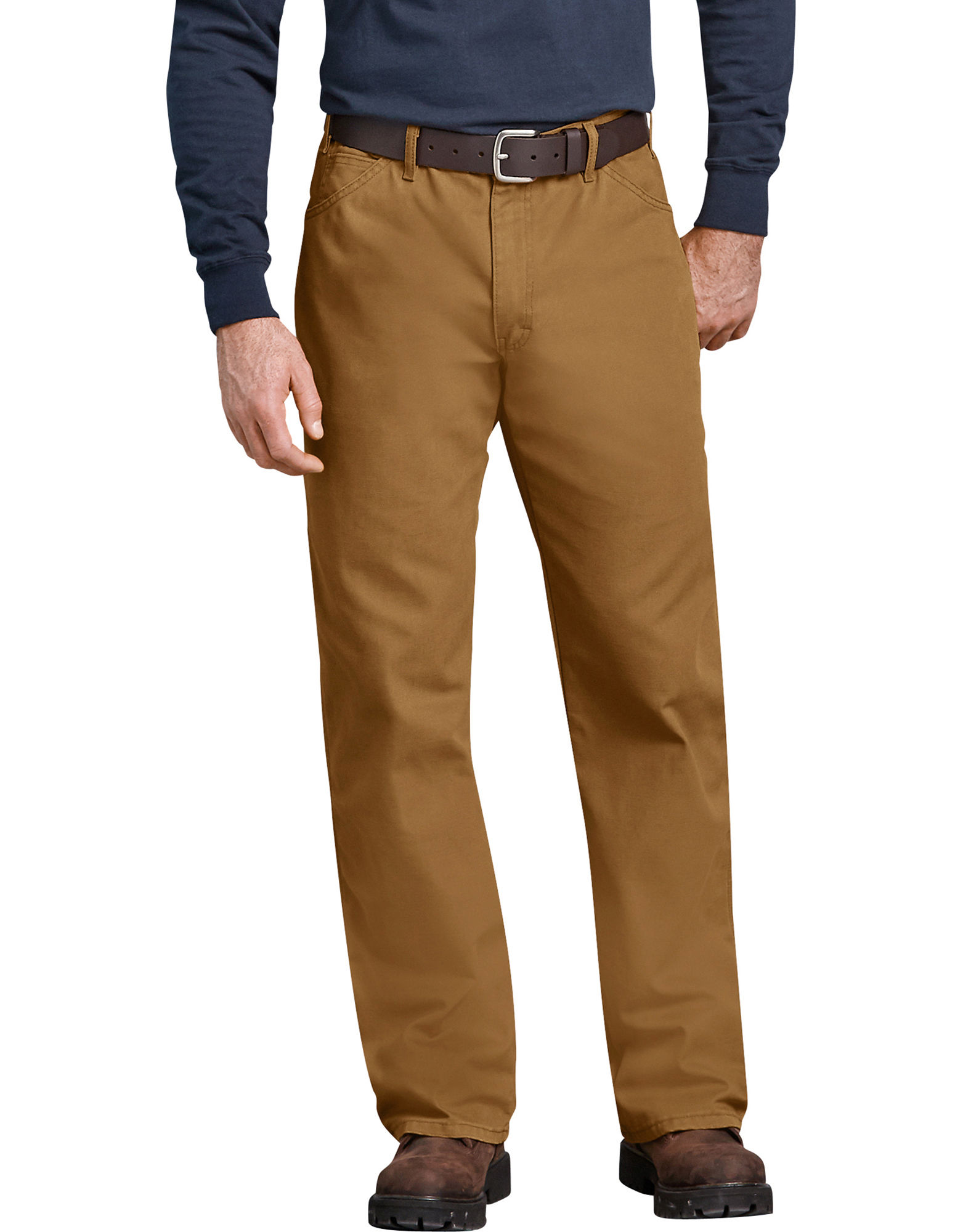 Industrial Relaxed Fit Straight Leg Carpenter Duck Jeans-LU23BD-34-39U