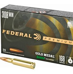 Fed Gold Mdl 308Wn 168Gr Bthp 20/200